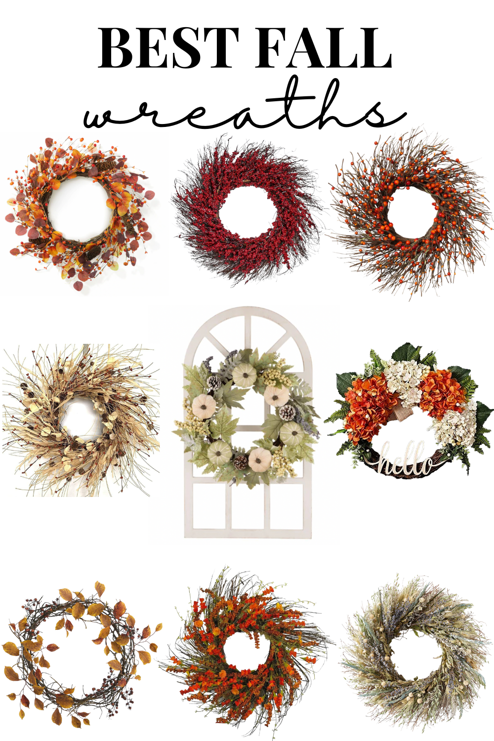 9 Amazing Autumn Wreaths for Front Door You Will Adore Kelly Ann Blog